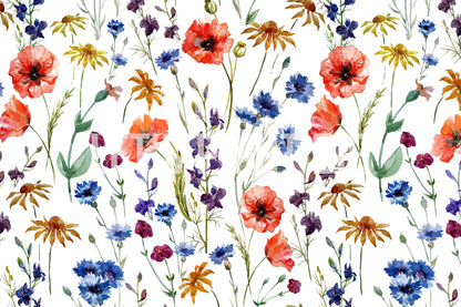 Watercolor Flower Art Wallpaper