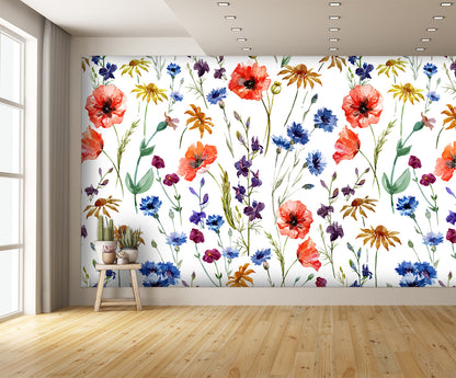 Watercolor Flower Art Wallpaper