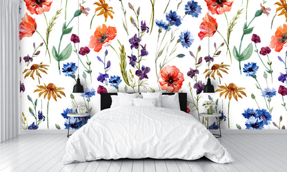 Watercolor Flower Art Wallpaper