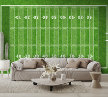 Football Backgrounds Field Mural Wallpaper Aerial Commercial living room