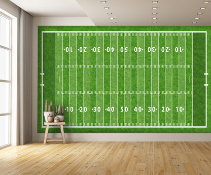 Football Backgrounds Field Mural Wallpaper Aerial Commercial extra room