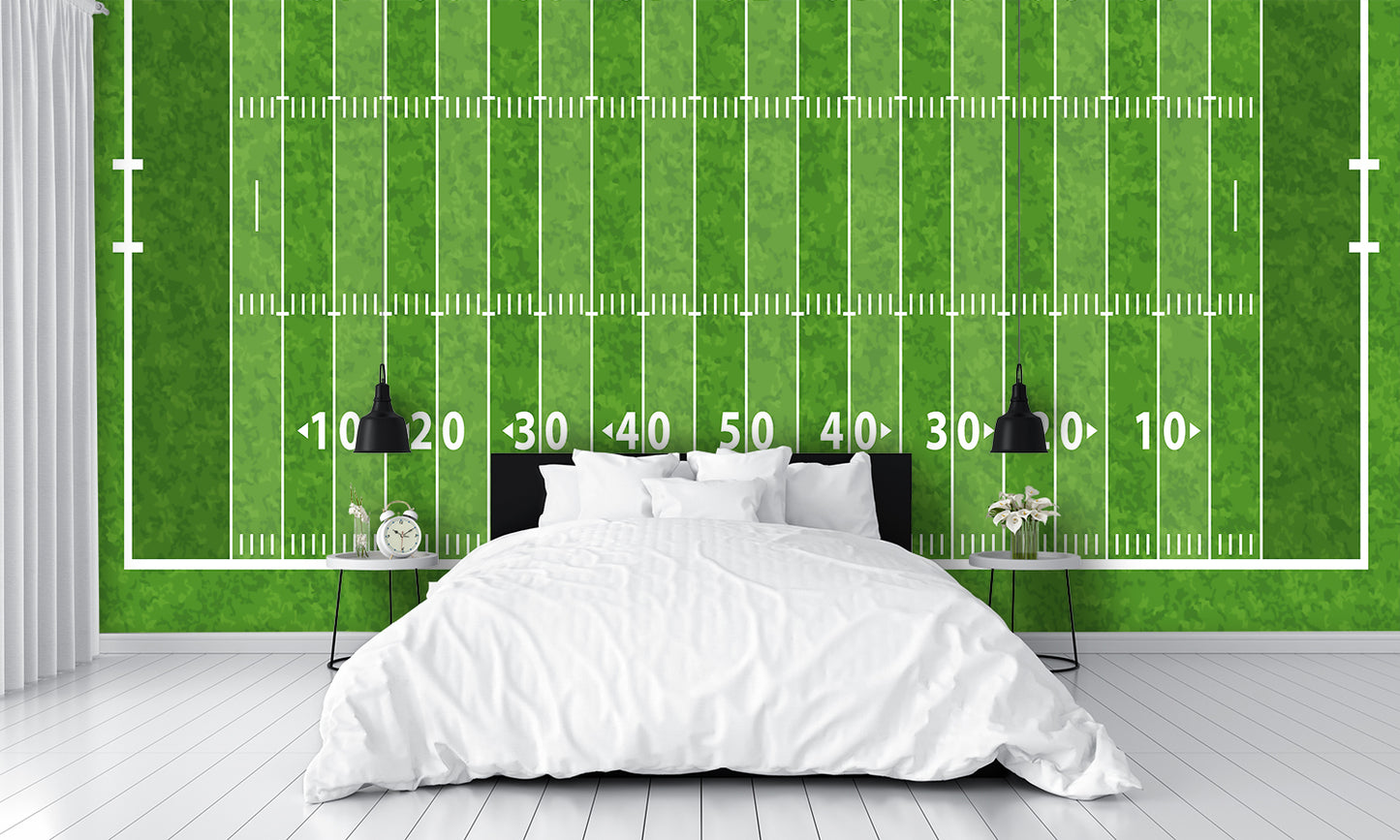 Football Backgrounds Field Mural Wallpaper Aerial Commercial bedroom