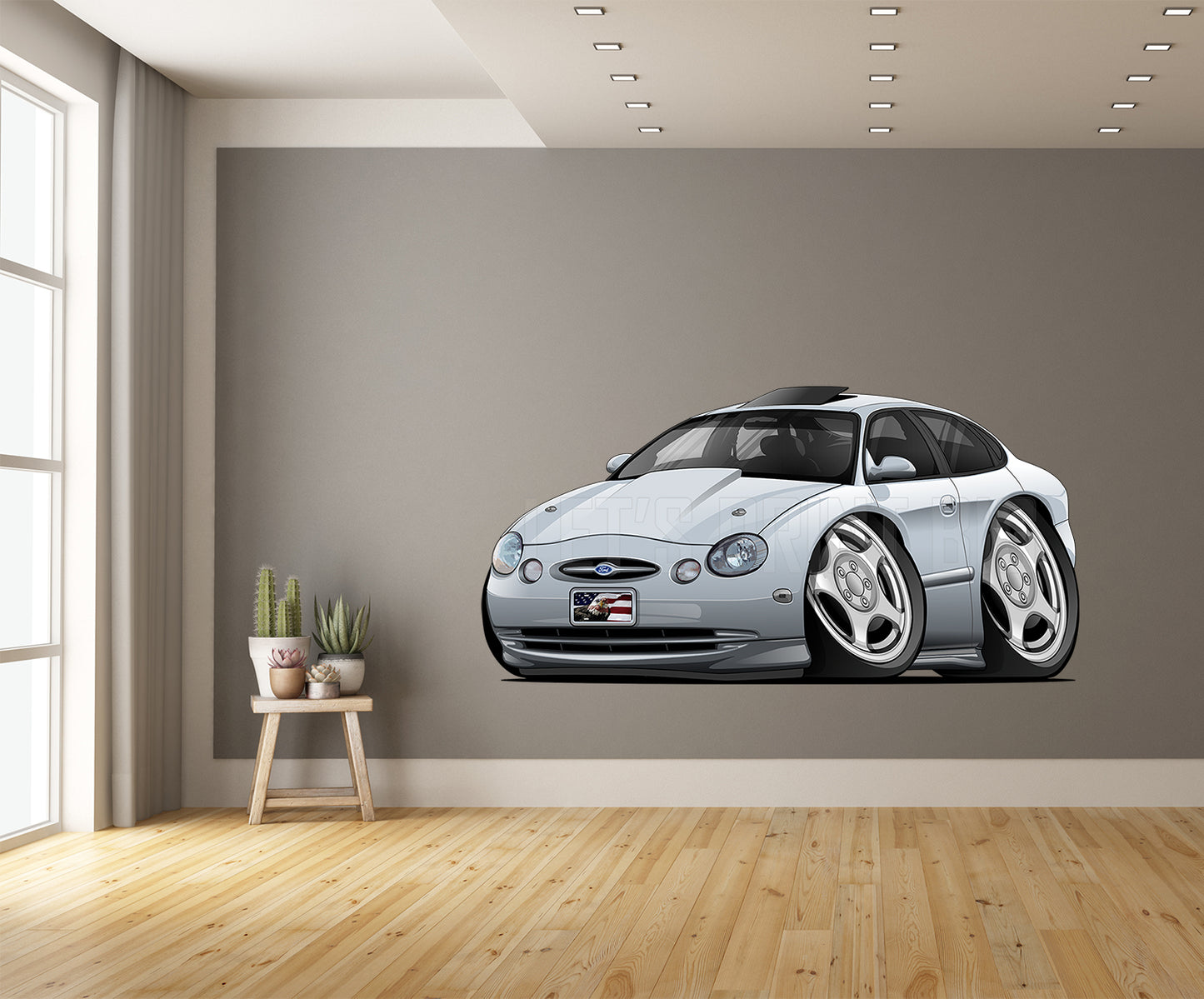Taurus SHO Car Art Muscle Car Art Wall Decal