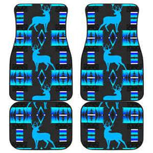 Deer Midnight Lake Set of 4 Car Floor Mats