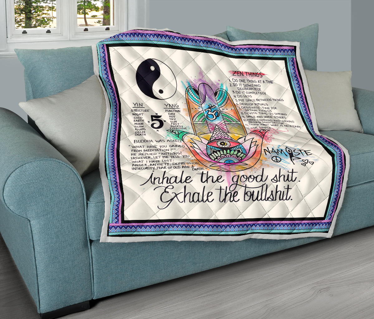 Yoga Exhale Quilt