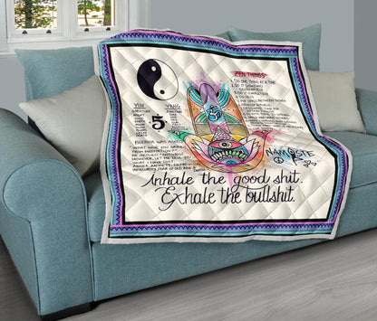 Yoga Exhale Quilt