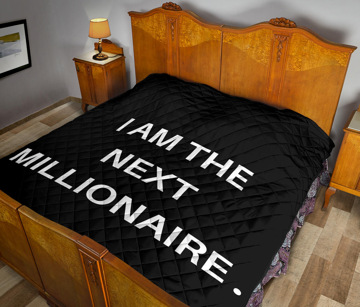 I AM THE NEXT MILLIONAIRE QUILT