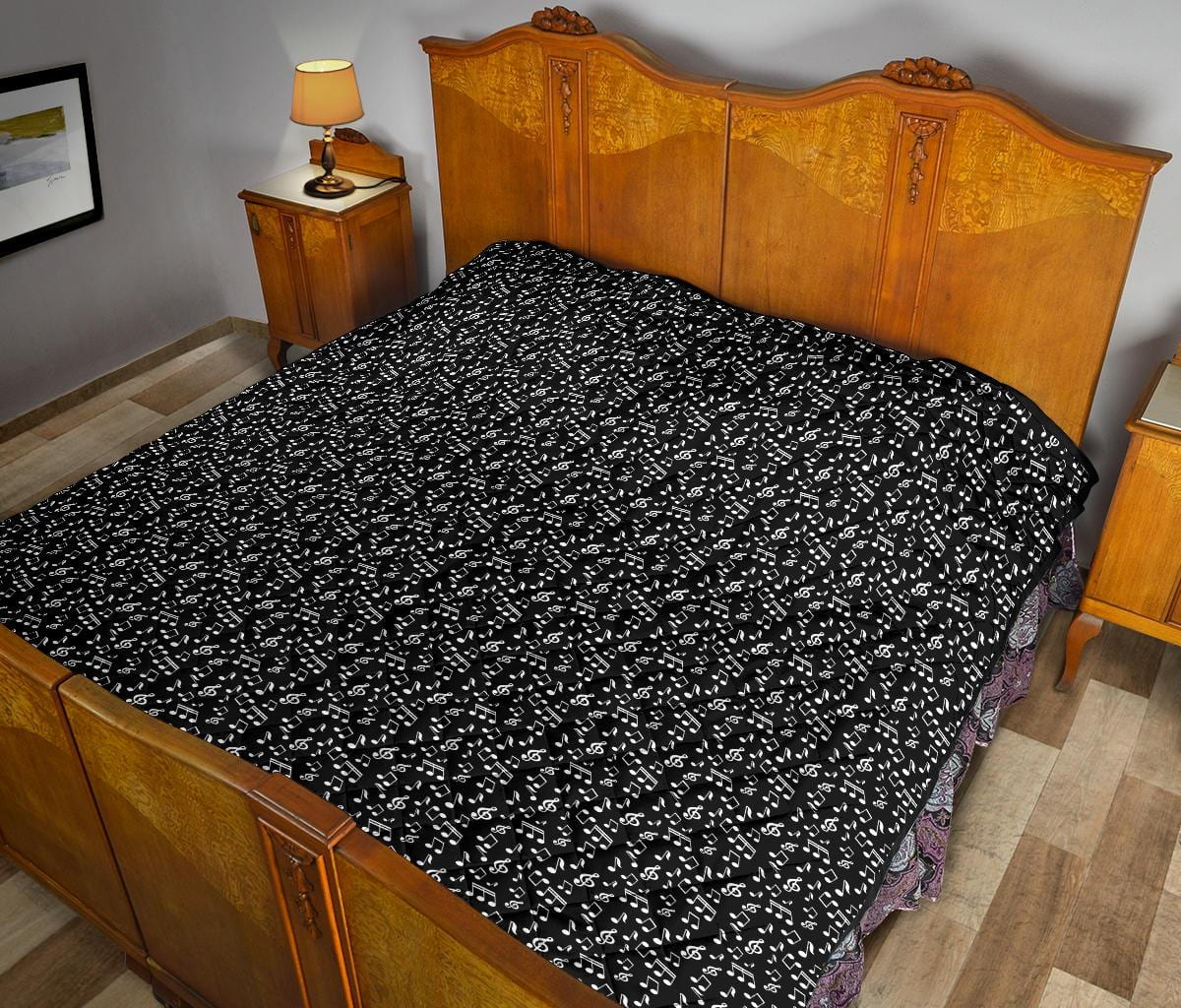 Black Notes  Quilt
