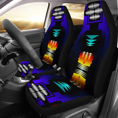 Midnight Sage Fire Set of 2 Car Seat Covers