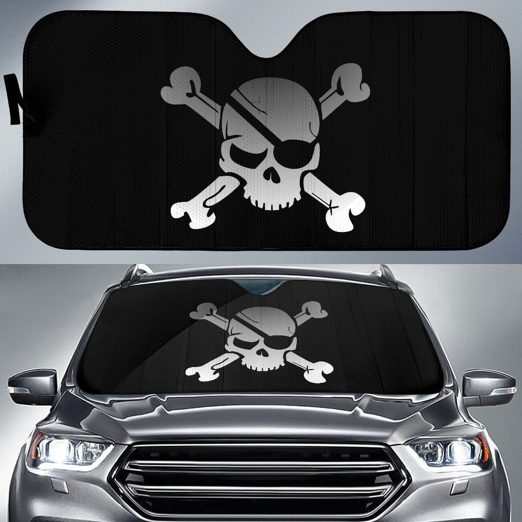 Skull Car Sun Shade