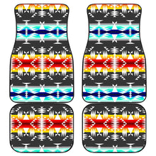 Between the Mountains Gray Set of 4 Car Floor Mats