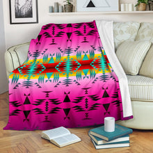 Between the Cascade Mountains Ultra-Soft Micro Fleece Premium Blanket