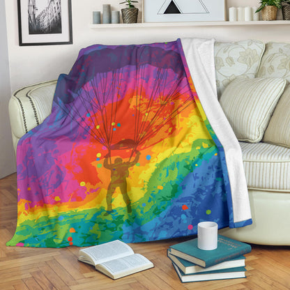 Paint Splatter Premium Blanket