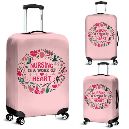 NURSING IS A WORK OF HEART LUGGAGE