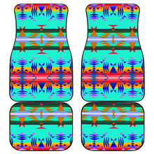 Between the Mountains Spring Set of 4 Car Floor Mats