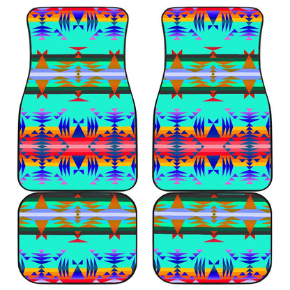 Between the Mountains Spring Set of 4 Car Floor Mats
