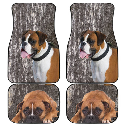 Boxer Car Floor Mats Front-Back Set of 4