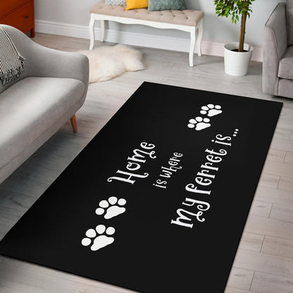 Ferret Home Area Rug