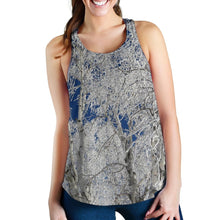 Women's Racerback Tank - Frost and Sky #3 Design