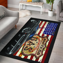 1969 Charger American Flag Area Rug