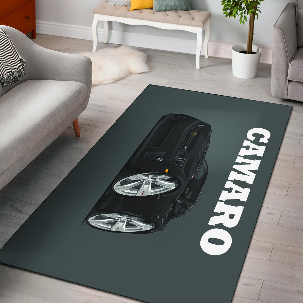 2013 Camaro Car Art Area Rug