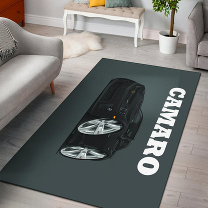 2013 Camaro Car Art Area Rug