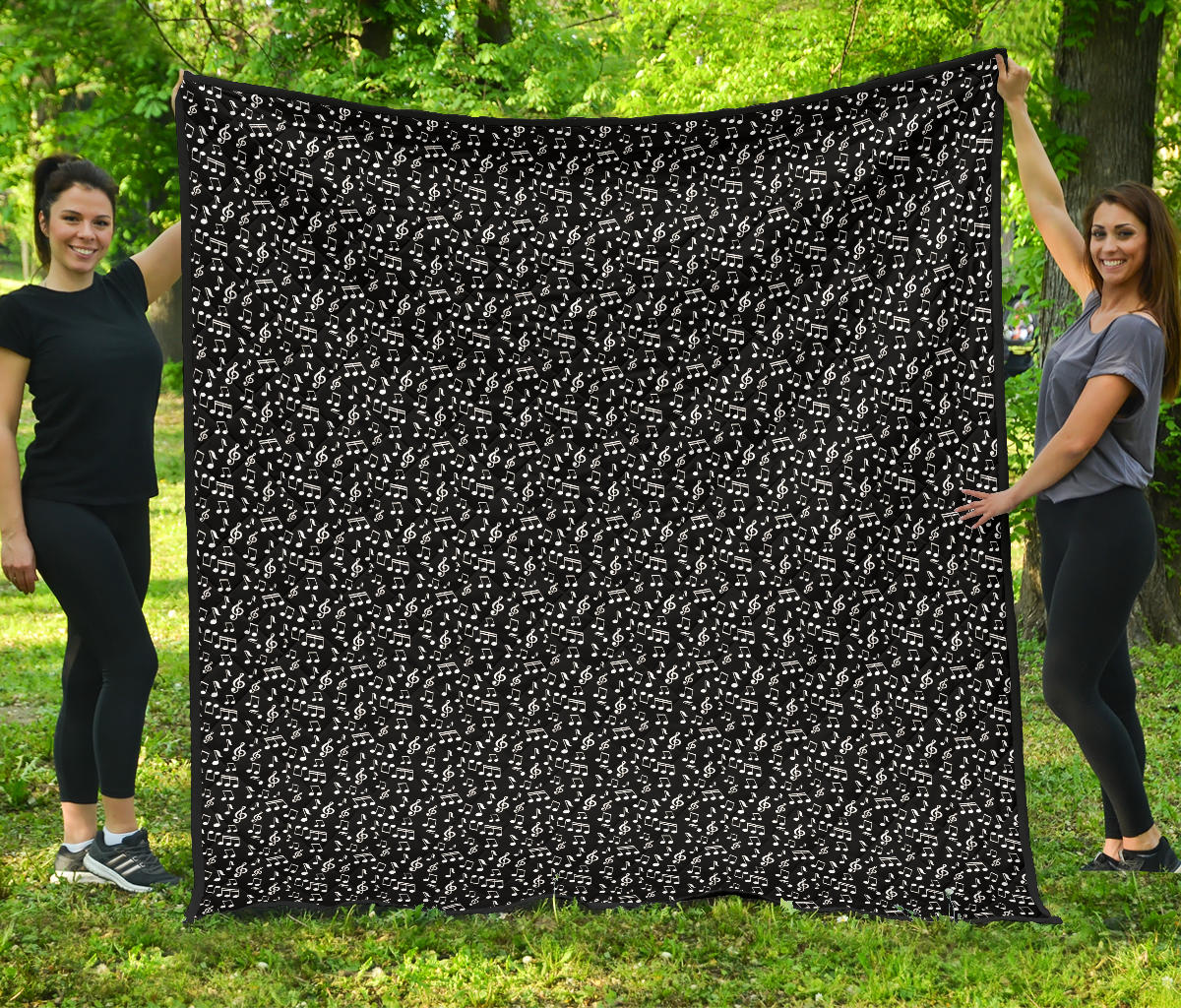 Black Notes  Quilt
