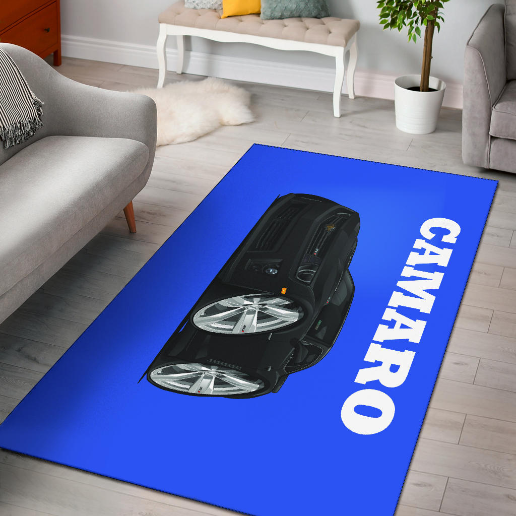 2013 Camaro Car Art Area Rug