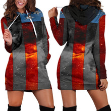 American Space Flag Hoodie Dress