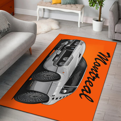 1971 Alfa Romeo Montreal Car Art Area Rug