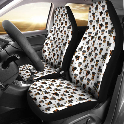 Rottweiler Car Seat Covers (Set of 2)