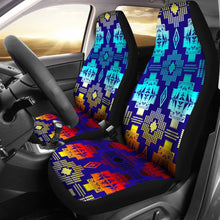 Blue Shades  Set of 2 Car Seat Covers