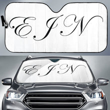 Custom Monogram 1 Sun Shades