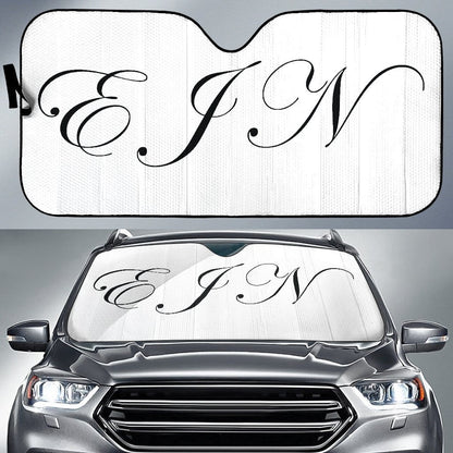 Custom Monogram 1 Sun Shades