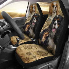 Cavalier King Charles Spaniel Car Seat Covers (Set of 2)