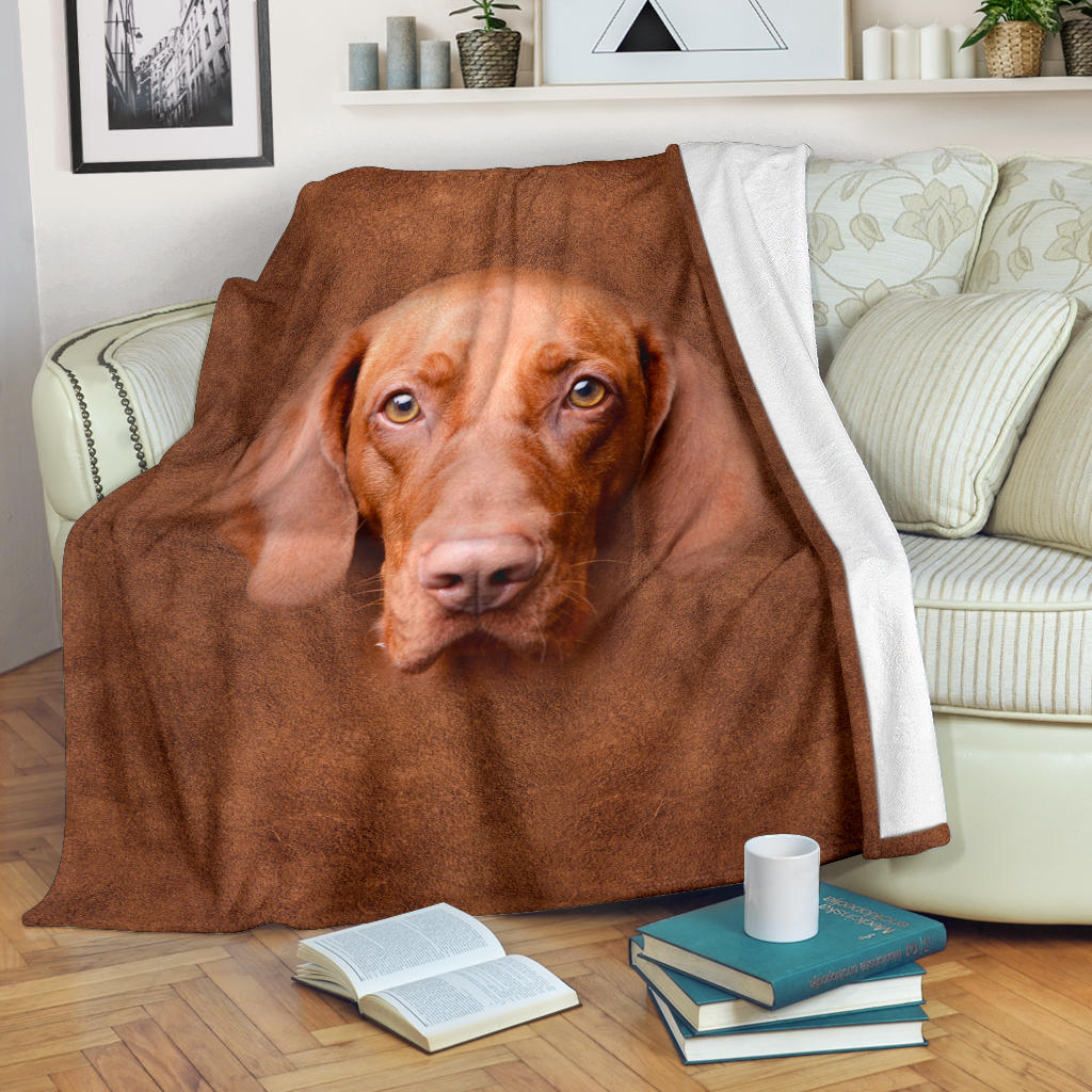 Premium Blanket Vizsla Face Hair Blanket