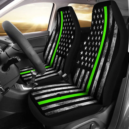 Thin Lime Green Car Seat Covers