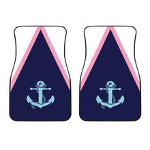 Anchor Pink Arrow Front Floor Mats Set of 2