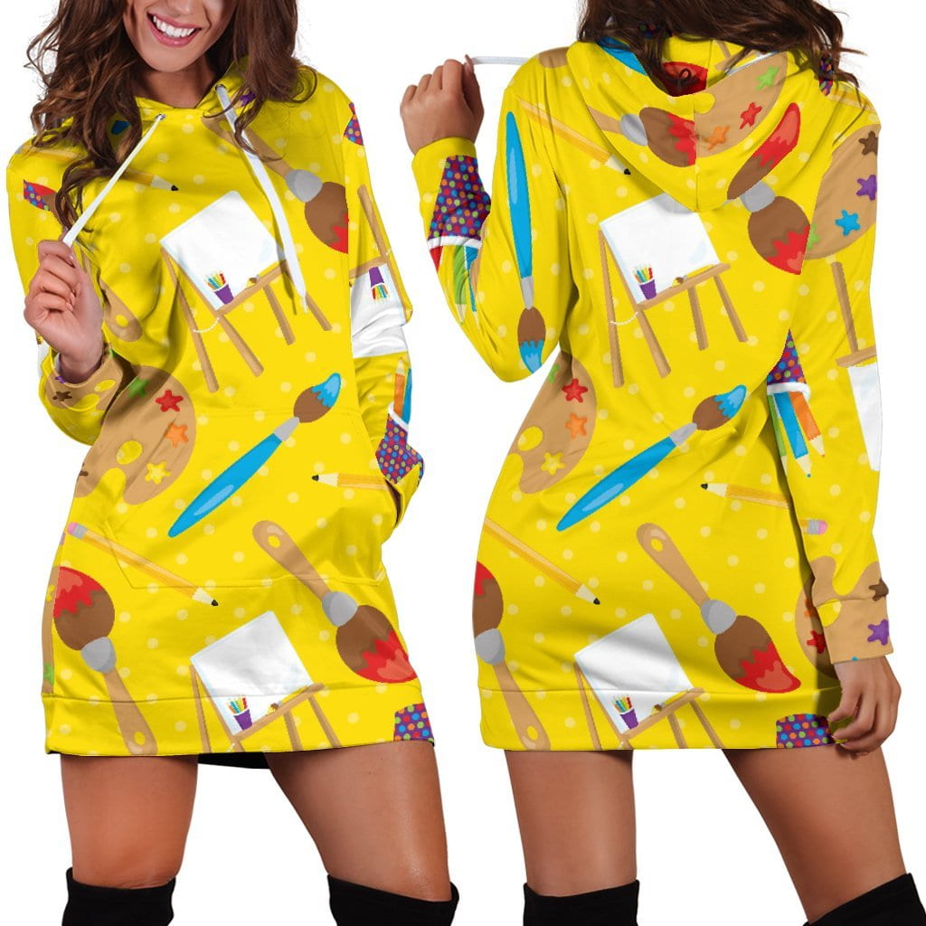 Art Teacher Hoodie Dress