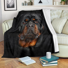 Premium Blanket Rottweiler Face Hair Blanket