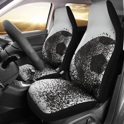 Soccer Ball Abstract Design Seat Covers