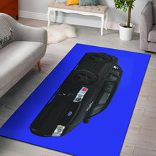 1999 Crown Victoria Blue Background Area Rug