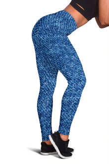 Denim Print Fashion Leggings