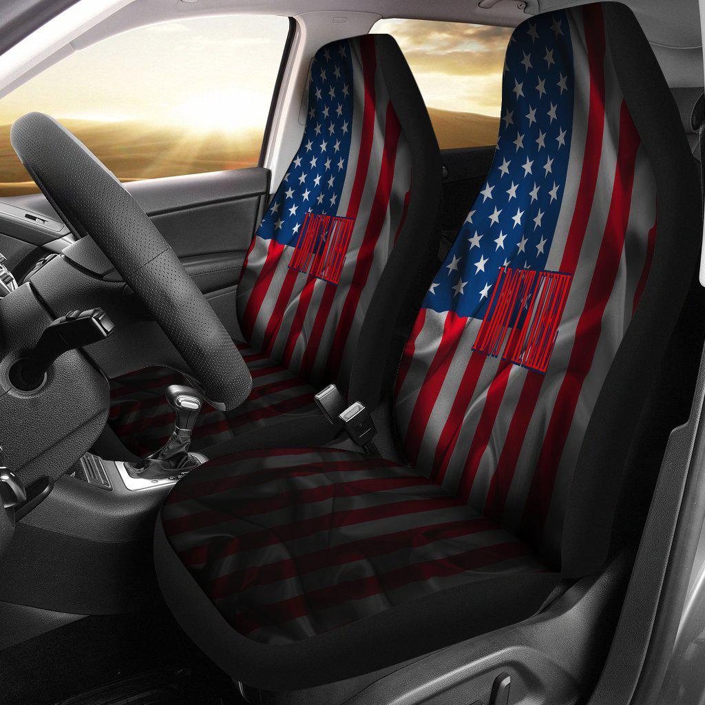 I Don't Kneel American Flag Seat Covers