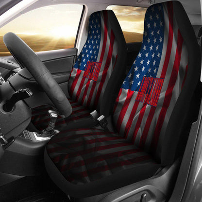 I Don't Kneel American Flag Seat Covers