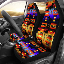 Seven Tribes Horse Horizon Set of 2 Car Seat Covers