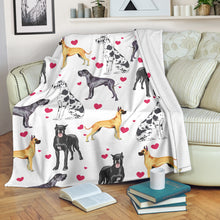 Premium Blanket Great Dane - Blanket - 1026