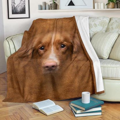 Premium Blanket Nova Scotia Duck Tolling Retriever Face Hair