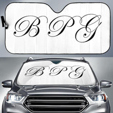 BPG Custom Monogrammed Sun Shade