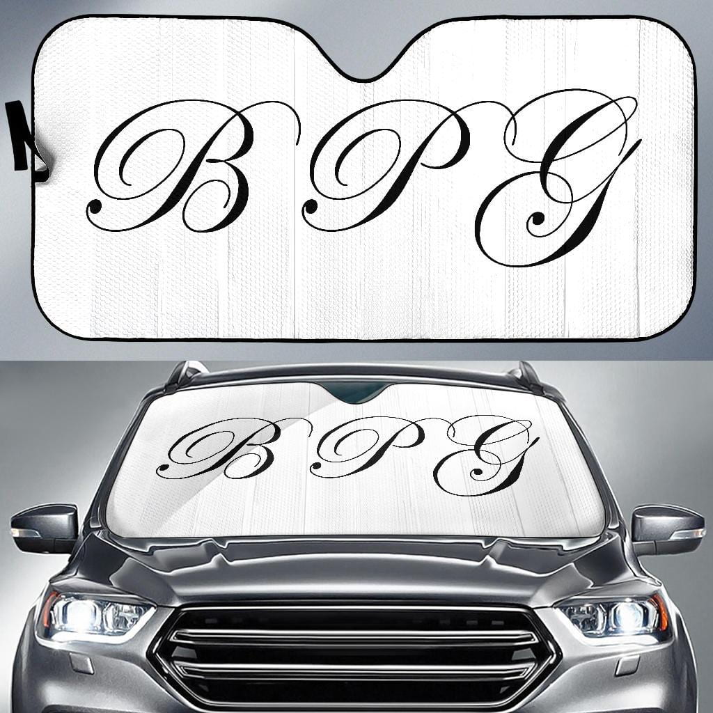 BPG Custom Monogrammed Sun Shade